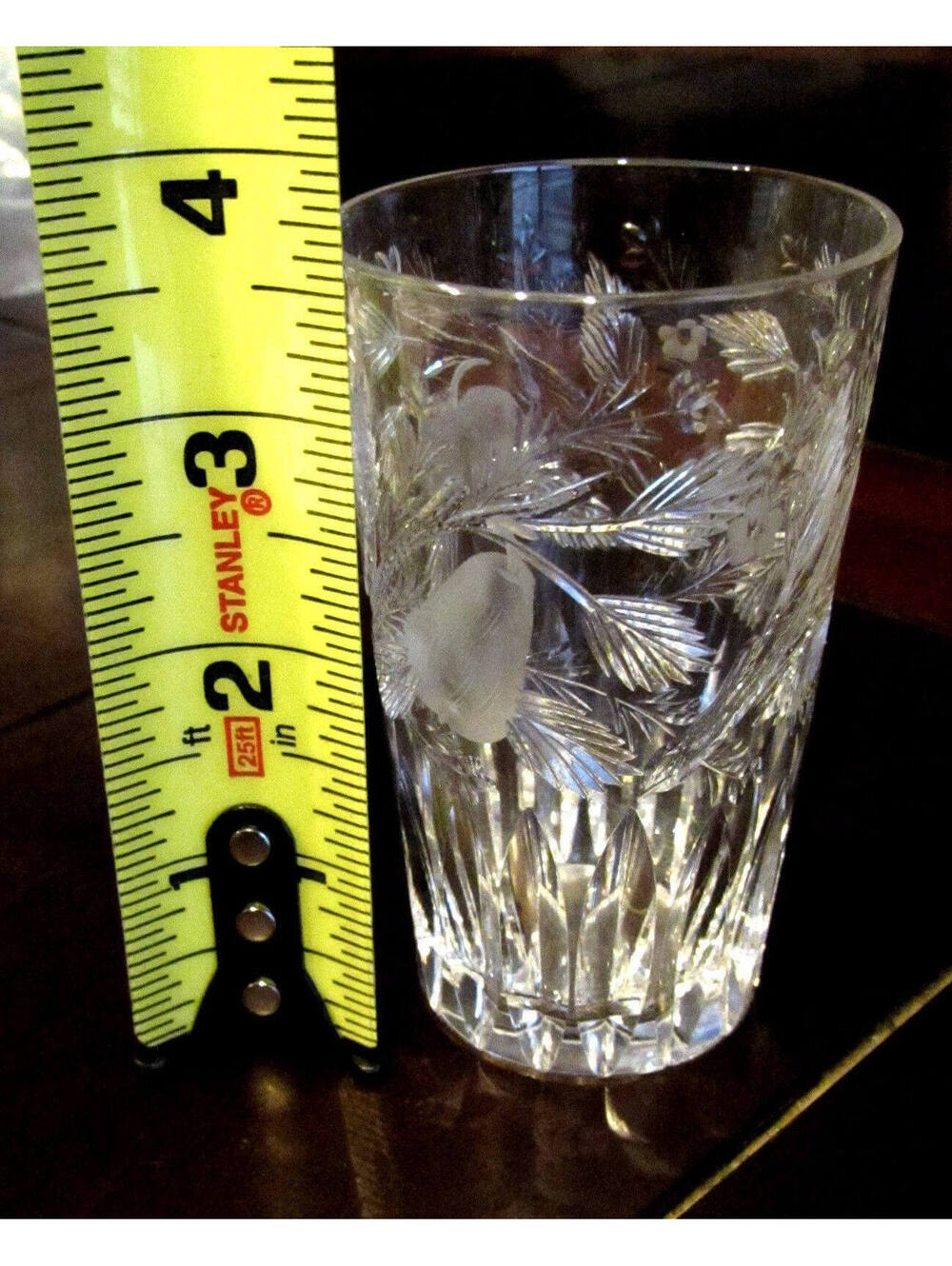 Hawkes Fruits Juice Small Tumbler Glass 3 5/8 Extremely RARE